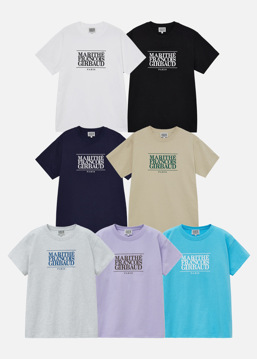 韓國直送MARITHE CLASSIC LOGO TEE (男女款)