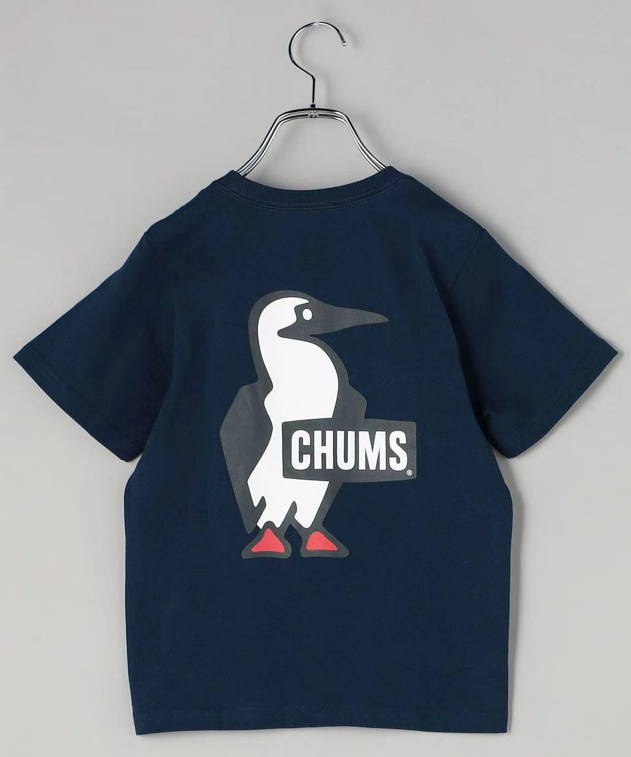 CHUMS KIDS Booby Logo size back print Tee - 4 Color