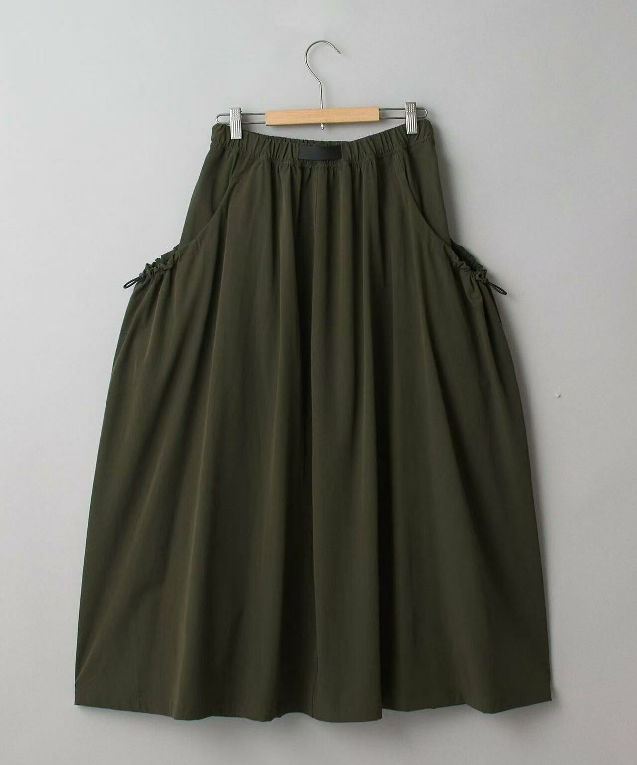 日本直送Drawstring pocket gathered skirt
