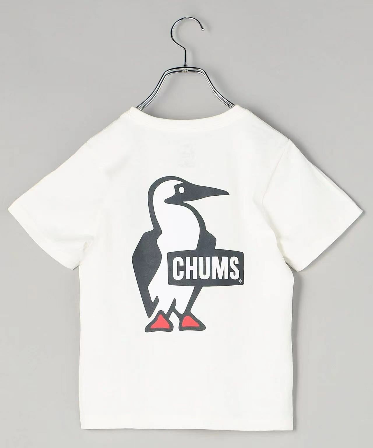 CHUMS KIDS Booby Logo size back print Tee - 4 Color