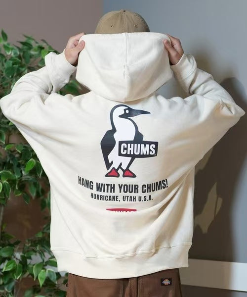 CHUMS Back Print Brushed Lining Hoodie
