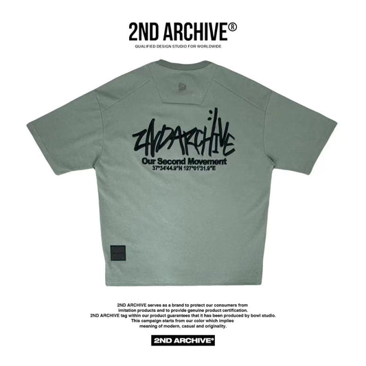 【一口價$277/件】🇰🇷韓國直送🇰🇷 2ND ARCHIVE Embroidered LogoT-shirt- 3 Color