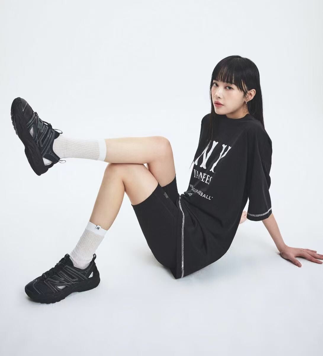 25SS MLB Big Ball Chunky Field 波鞋（Black)