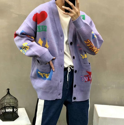 韓國直送🇰🇷 2ND ARCHIVE New York Lettering Cardigan