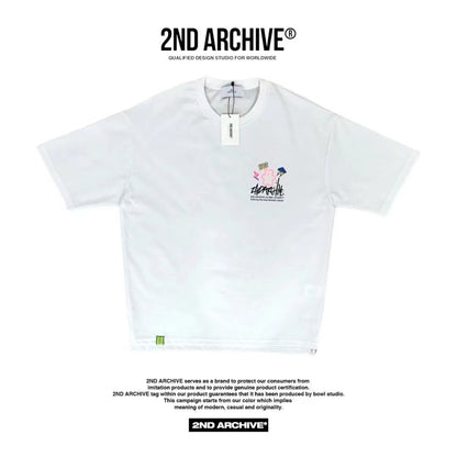 【一口價$277/件】🇰🇷韓國直送🇰🇷 2ND ARCHIVE Vibe Bear Scotch T-shirt -3 Color
