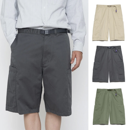 TNF PURPLE LABEL Chino Cargo Pocket Field Shorts  [ NT4405N ]