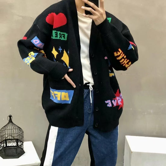 韓國直送🇰🇷 2ND ARCHIVE New York Lettering Cardigan
