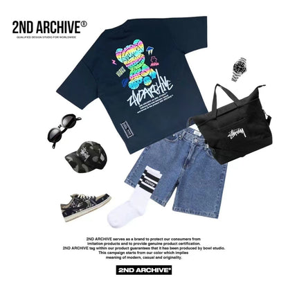 【一口價$277/件】🇰🇷韓國直送🇰🇷 2ND ARCHIVE Vibe Bear Scotch T-shirt -3 Color