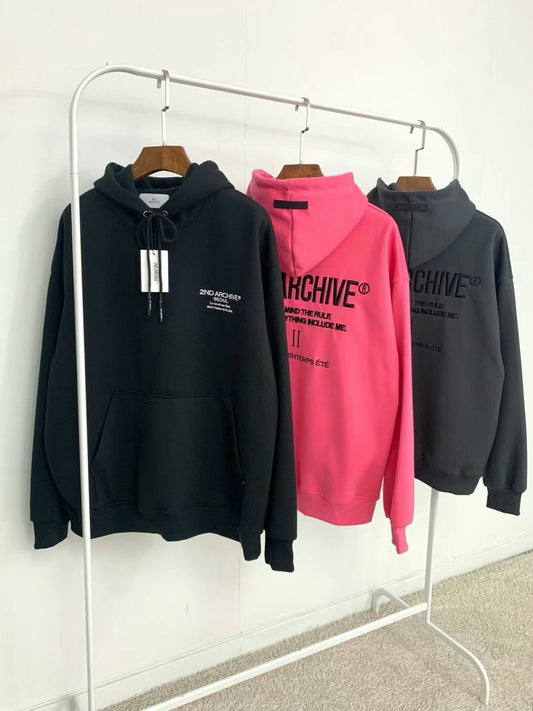 【一口價$390/件】🇰🇷韓國直送🇰🇷 2ND ARCHIVE Logo Embroidered Hoodie
