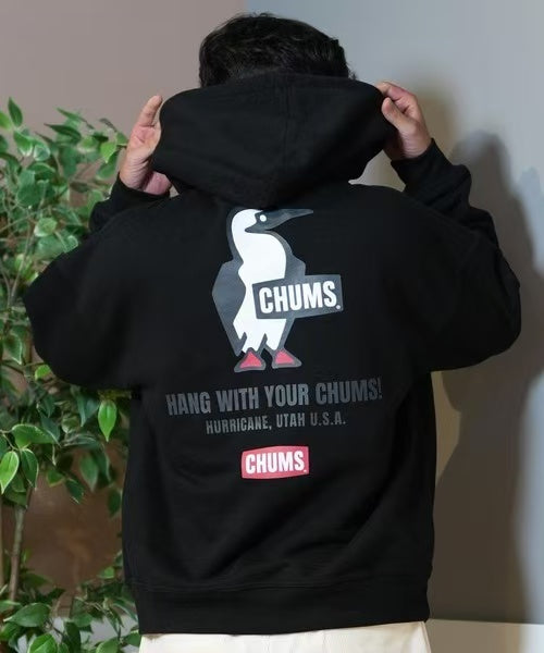 CHUMS Back Print Brushed Lining Hoodie