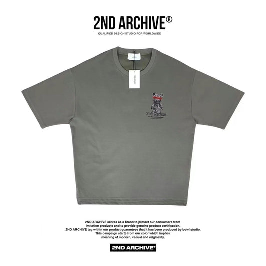 【一口價$277/件】🇰🇷韓國直送🇰🇷 2ND ARCHIVE Captured Bear T-shirt - 3 Color