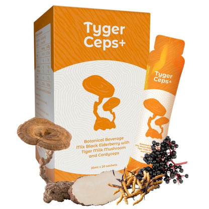 【一口價$499/盒】⭐️最新升級版配方⭐ TygerCeps+ 虎乳芝益肺寶 每盒有20包（一包20ml）