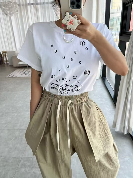 韓國直送Abstract Numbers Tee