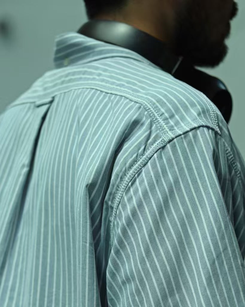 Nanamica CORDURA Button Down Stripe Wind Shirt