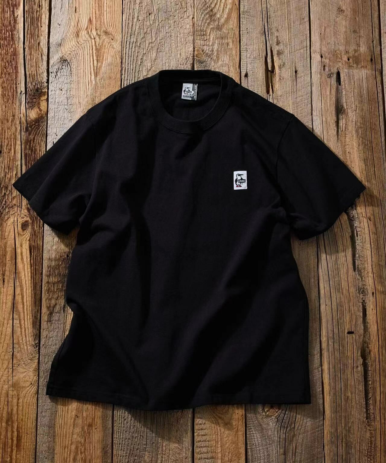 CHUMS  arch logo back print crew neck  Tee -4 Color
