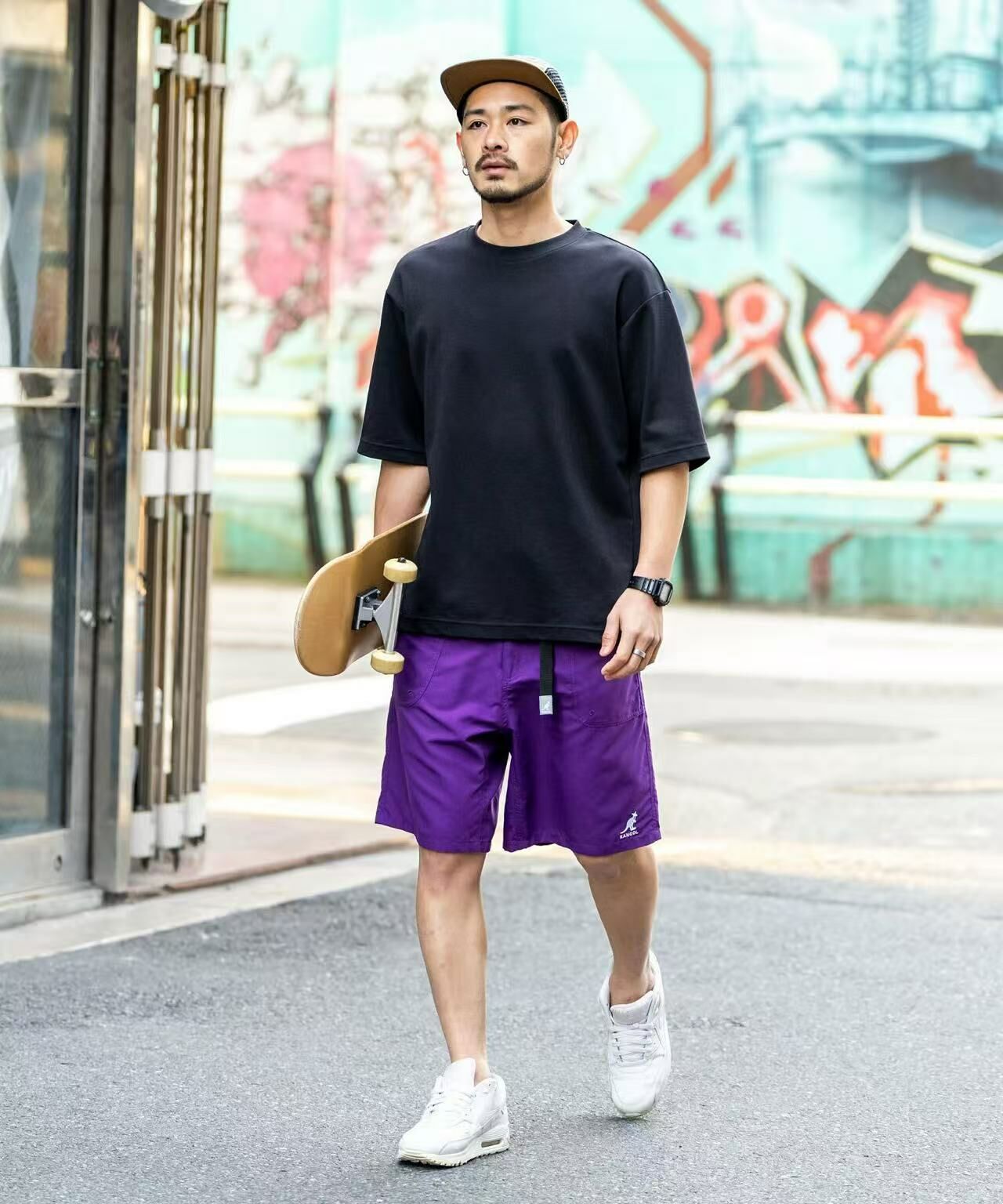日本直送KANGOL Collaboration Cool Contact Amphibious Climbing Shorts