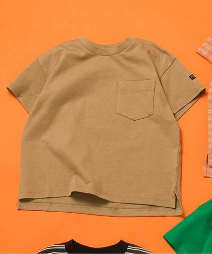 日本直送WEB Exclusive Plain Border Kids T-Shirt