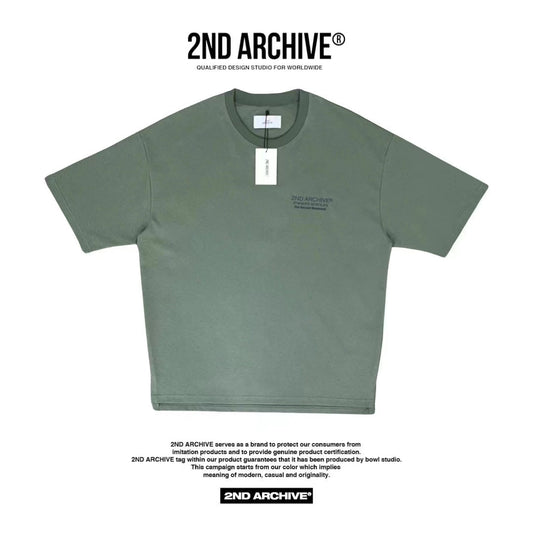 【一口價$277/件】🇰🇷韓國直送🇰🇷 2ND ARCHIVE Embroidered LogoT-shirt- 3 Color