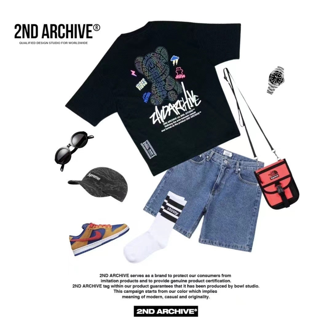 【一口價$277/件】🇰🇷韓國直送🇰🇷 2ND ARCHIVE Vibe Bear Scotch T-shirt -3 Color