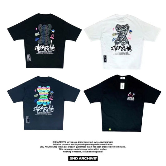 【一口價$277/件】🇰🇷韓國直送🇰🇷 2ND ARCHIVE Vibe Bear Scotch T-shirt -3 Color