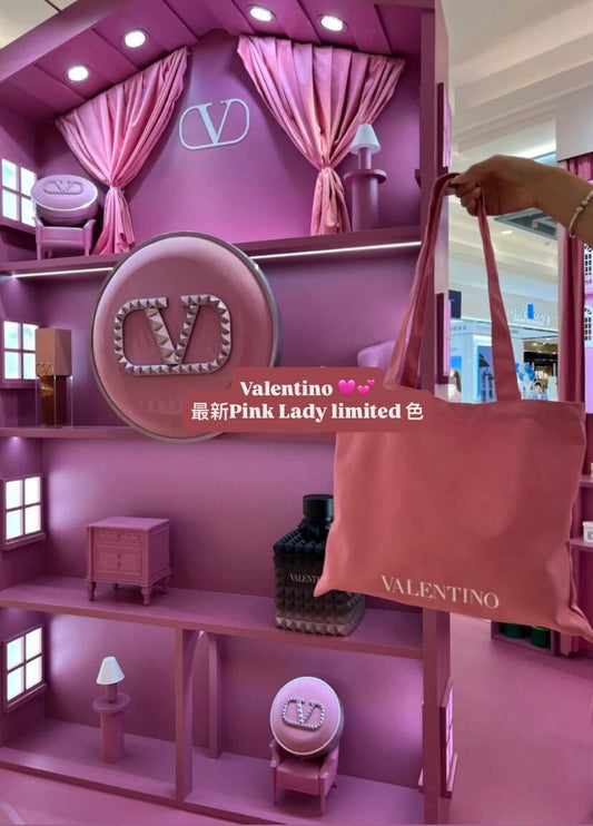 Valentino 最新少女心💕Tote Pink Lady 色