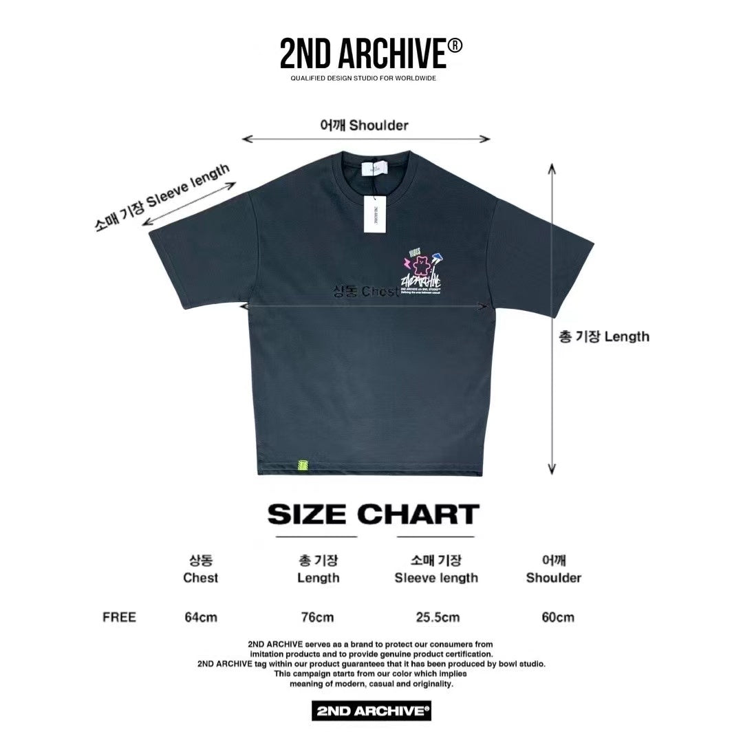 【一口價$277/件】🇰🇷韓國直送🇰🇷 2ND ARCHIVE Vibe Bear Scotch T-shirt -3 Color