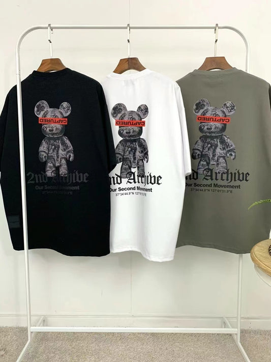 【一口價$277/件】🇰🇷韓國直送🇰🇷 2ND ARCHIVE Captured Bear T-shirt - 3 Color