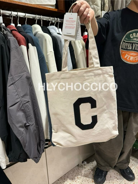【一口價$256/個】韓國連線🇰🇷 韓國直送 COVERNAT Logo Canvas Tote Bag