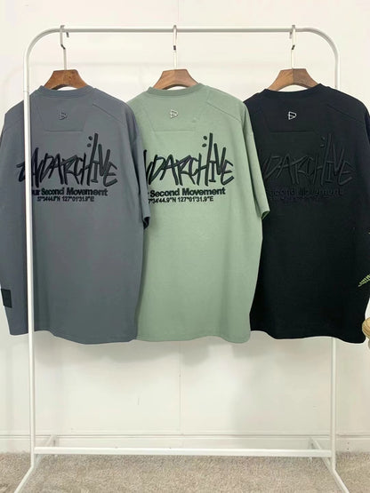 【一口價$277/件】🇰🇷韓國直送🇰🇷 2ND ARCHIVE Embroidered LogoT-shirt- 3 Color