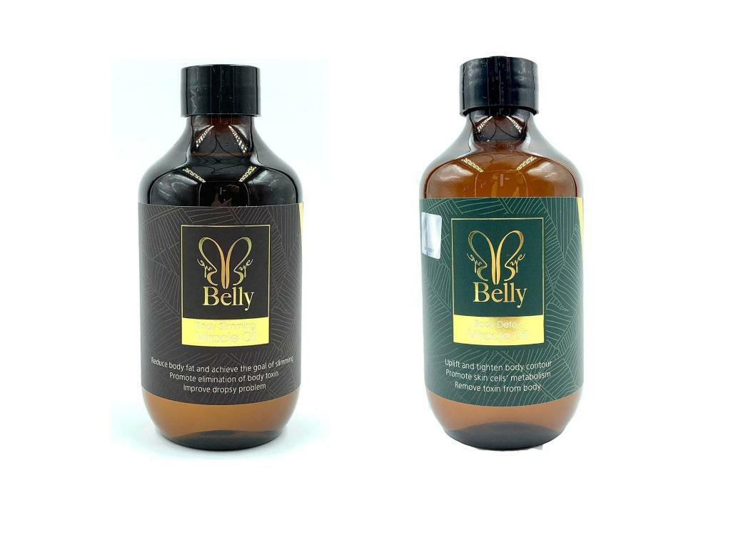 Detox 磁叉甩脂排毒導入棒/ 法國 ByeBye Belly Miracle Oil 奇蹟瘦身油 300ML