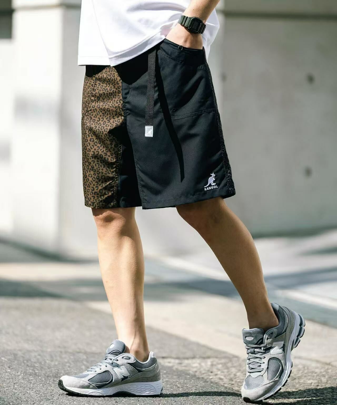 日本直送KANGOL Collaboration Cool Contact Amphibious Climbing Shorts