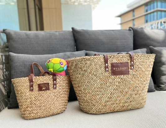 Dubai 杜拜Bulgari Hotel 沙灘🏖️藤籃袋🤎